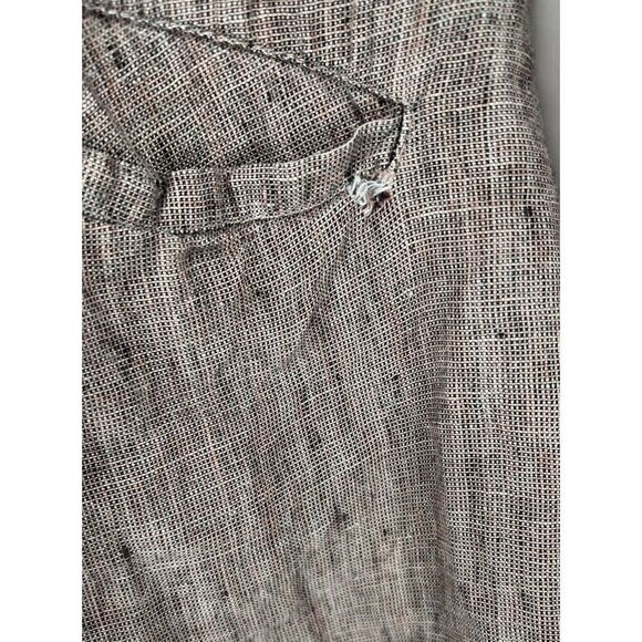 FLAX Jeanne Engelhart Jacket Size Small Zip Front Pockets FLAWED - Picture 5 of 5